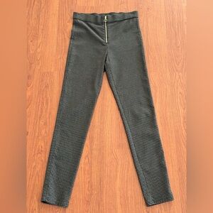 Garage Black and Gray Checkered Pants